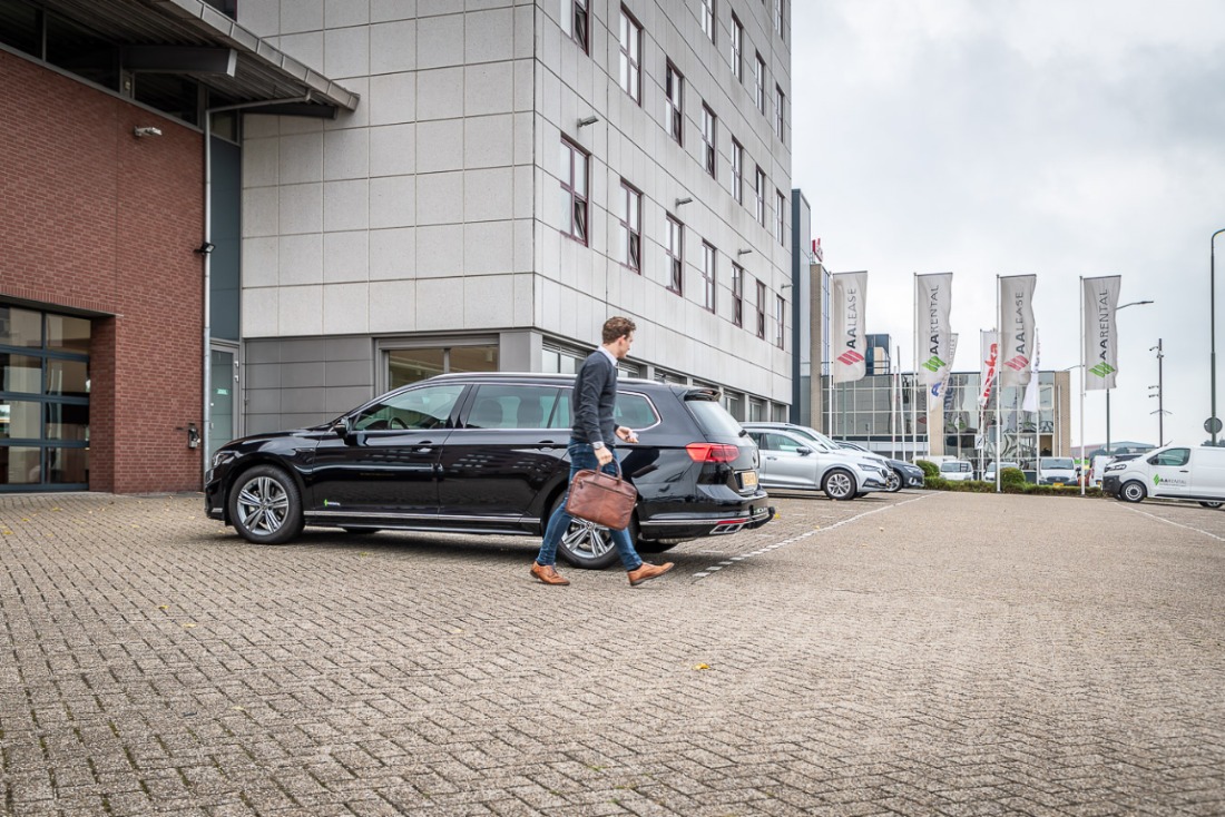 AA Rental Geparkeerde Auto